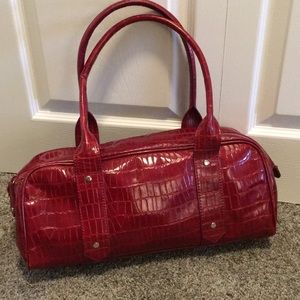 Kenneth Cole Vintage Red Embossed Bag